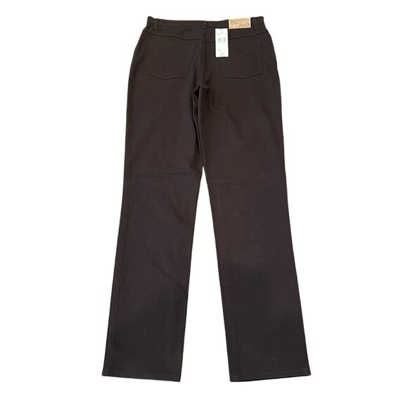 NWT AR Jeans Women's Megan Slim Straight Jeans Chocolate Size 12 - Picture 2 of 10